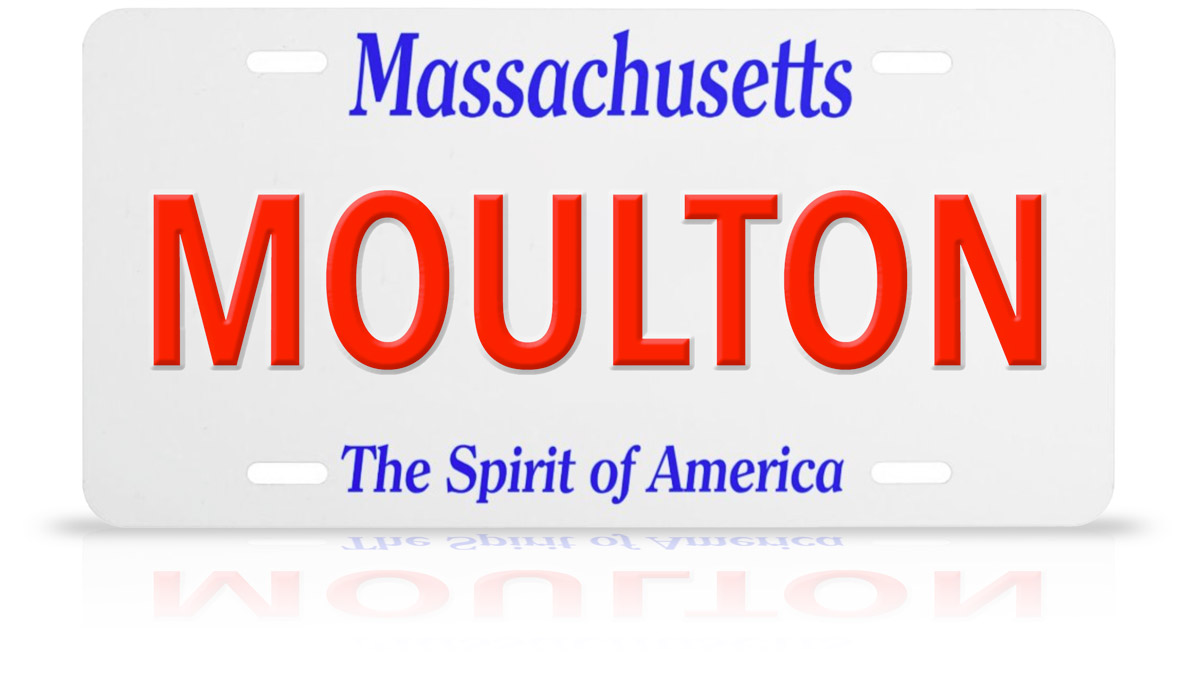 Massachusetts Liscense plate